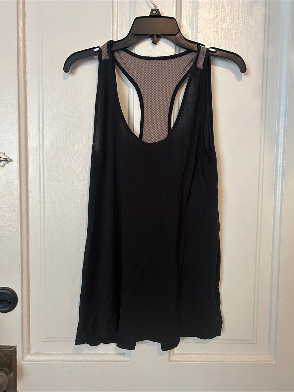 Women's Black Racerback Tank Top - Brand: